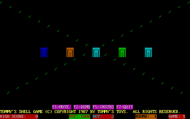 Tommy's Shell Game abandonware