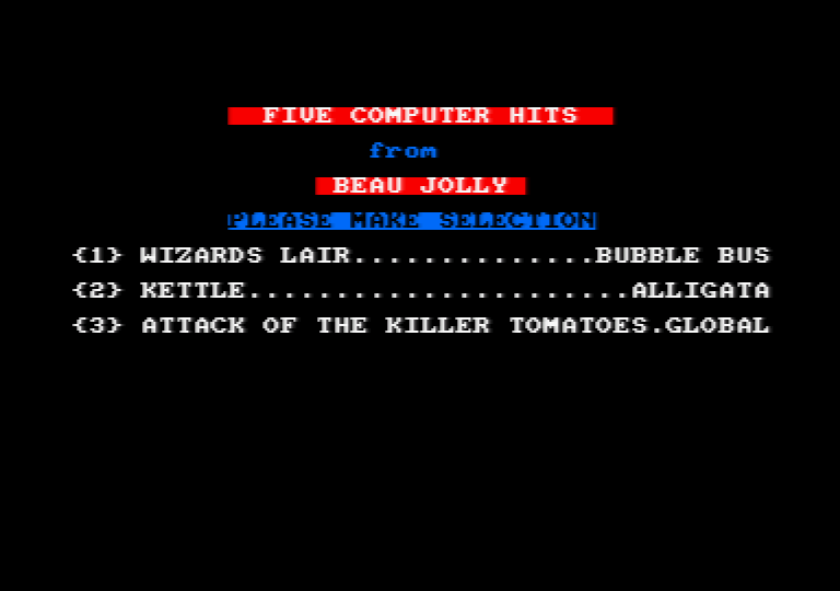 10 Computer Hits: Volume Five abandonware