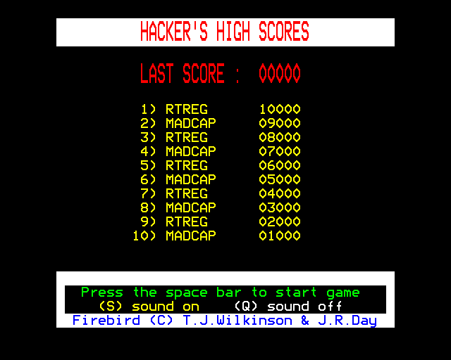 The Hacker abandonware